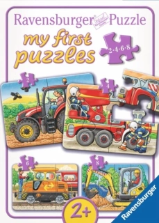 RAVENSBURGER Moje první puzzle - Dopravní stroje 