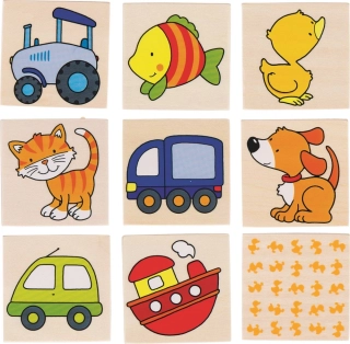 GOKI Dřevěné pexeso 