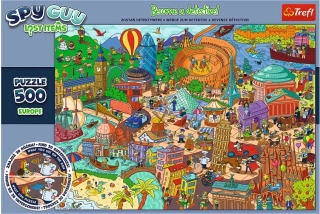 TREFL Puzzle I spy: Evropa 500 dílků