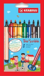 STABILO Fixy Trio Scribbi (8 ks)