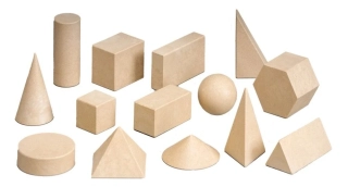 Sada geometrických těles 14 ks