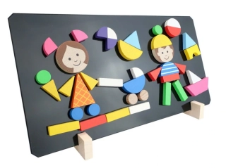 DETOA Magnetické puzzle - Děti