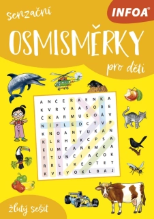 Senzační osmisměrky pro děti - žlutý sešit