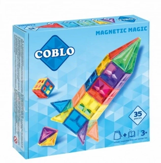 COBLO Magnetická stavebnice Classic (35 dílů)