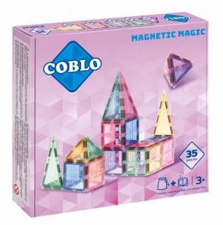 COBLO Magnetická stavebnice Classic (35 dílů)