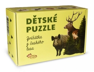 Puzzle - Zvířátka z českého lesa 