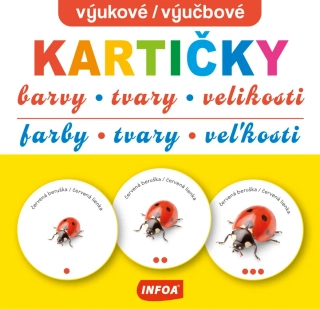 Výukové kartičky - Barvy, tvary, velikost