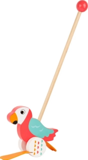 SMALL FOOT Dřevěný jezdík - papoušek