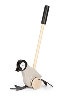 SMALL FOOT Dřevěný jezdík - tučňák