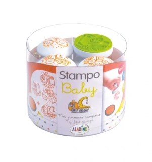 Razítka Stampo Baby - Stavební stroje (4 ks)
