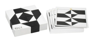 DETOA Hlavolam - Černobílý tangram
