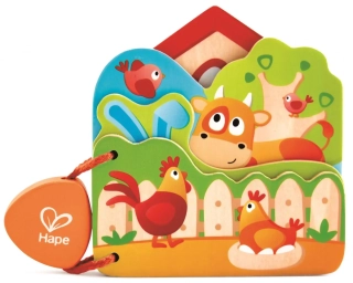 HAPE Baby knížka - Farma