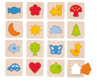 GOKI Hmatová hra - Tvary v rámečku