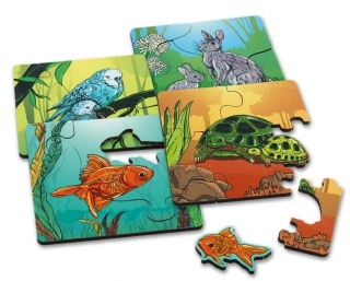 Puzzle - Máma a mládě