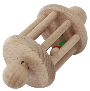 Dřevěné chrastítko přírodní