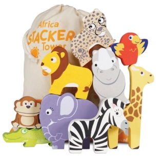 LE TOY VAN Balanční věž - Afrika 