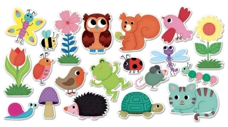 VILAC Dřevěné magnetky - Zahrada