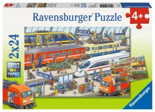 RAVENSBURGER Puzzle - Vlakové nádraží
