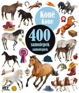 400 samolepek - Koně