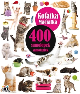 400 samolepek - Koťátka