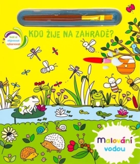  Malování vodou - Kdo žije na zahradě? 