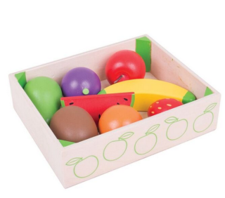 BIGJIGS TOYS Krabička s ovocem