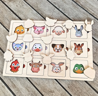 Vkládačka MINI - Domácí zvířata