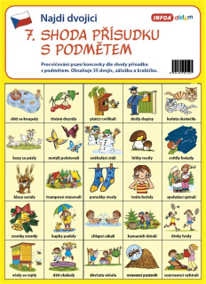 Pexeso - Shoda přísudku s podmětem