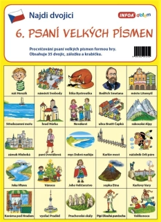 Pexeso - Psaní velkých písmen