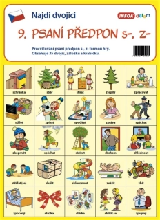 Pexeso - Psaní předpon s-, z-