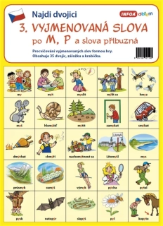 Pexeso - Vyjmenovaná slova po M, P a slova příbuzná