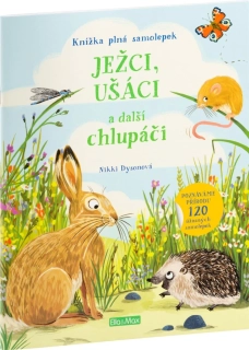 Samolepková knížka - Ježci, ušáci a další chlupáči