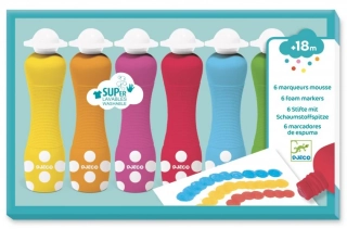 DJECO Pěnové barvy s aplikátorem 