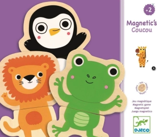 DJECO Magnetické puzzle  - Zvířata