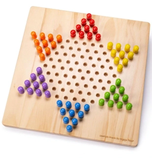 BIGJIGS TOYS Dřevěná halma